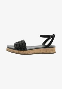 Next FOREVER COMFORT DETAIL WITH ANKLE STRAP R - Espadrille - Black