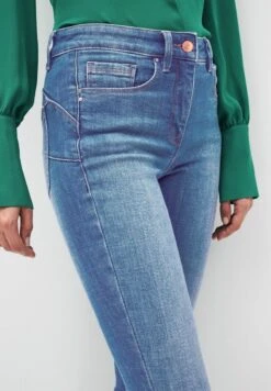 Next Single Button Lift - Jeans Slim Fit - Mid Blue -Next 8e13fc6c293e4804a01da5a0d36f9c1e