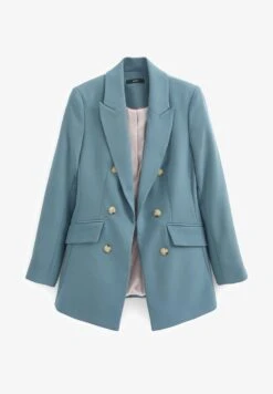 Next TAILORED LONGLINE - Kurzmantel - Blue -Next 8e5add7f2c3f4c9d9f5c0779ef05afdd