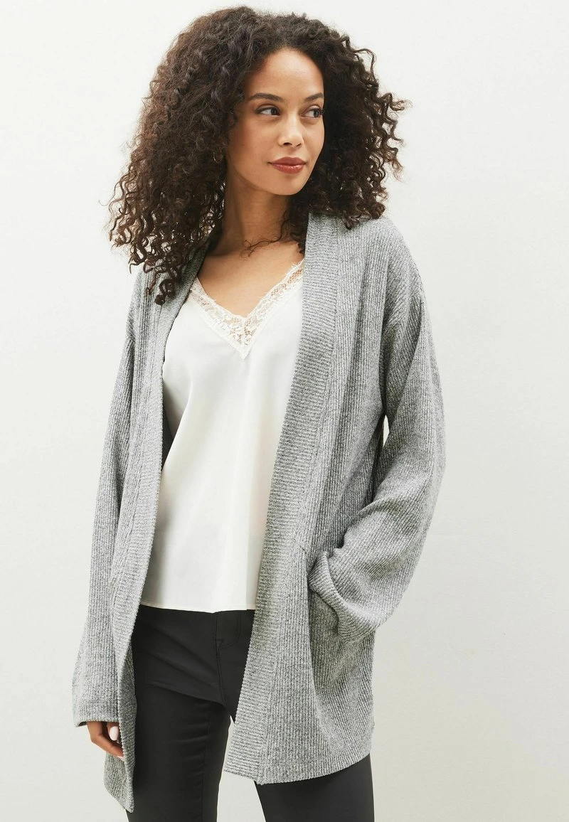 Next SOFT COSY STANDARD - Strickjacke - Grey 1 Next SOFT COSY STANDARD - Strickjacke - Grey