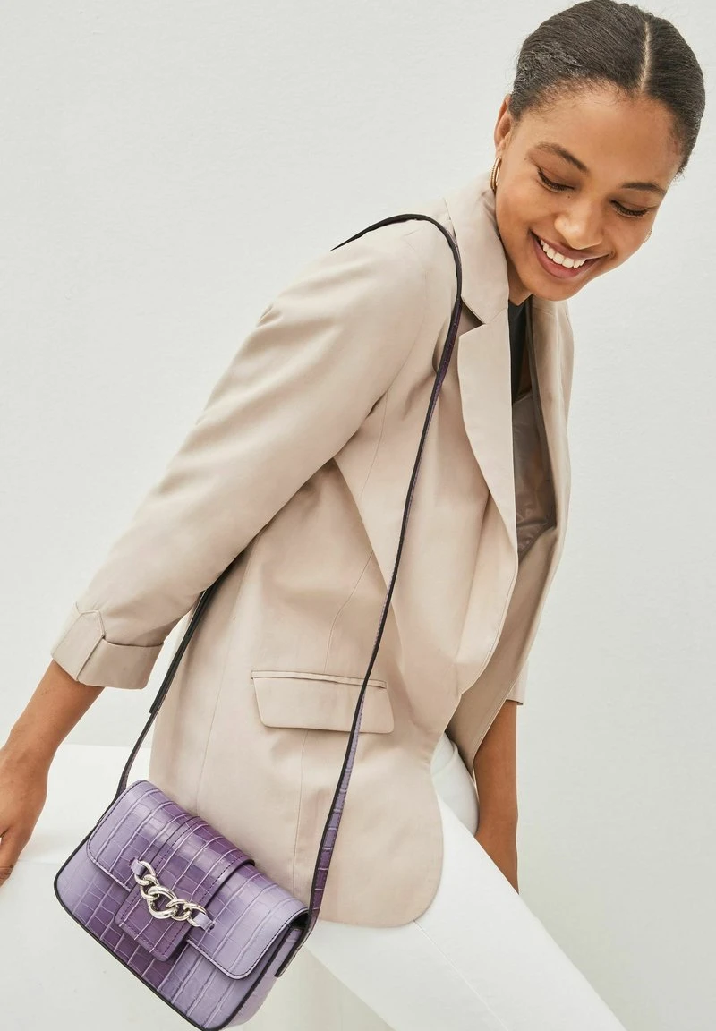Next CHAIN HARDWARE - Umhängetasche - Purple 1 Next CHAIN HARDWARE - Umhängetasche - Purple