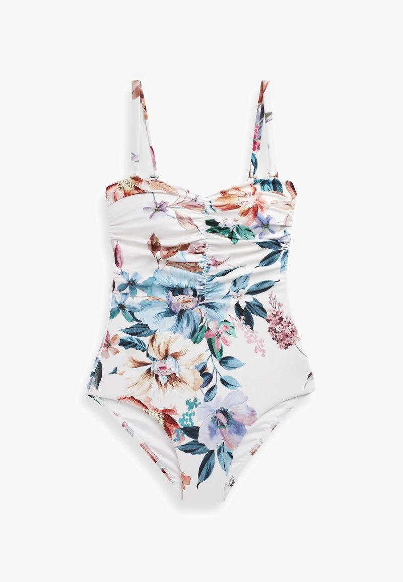 Next BANDEAU TUMMY CONTROL STANDARD - Badeanzug - White Floral 6 Next BANDEAU TUMMY CONTROL STANDARD - Badeanzug - White Floral – Bild 6