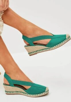 Next FOREVER COMFORT ELASTIC CLOSED TOE - Keilpumps - Green