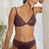 Next DETAIL 2 PACK PLUNGE - Triangel BH - Purple