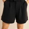 Next HIGH WAIST - Shorts - Black