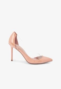 Next FOREVER COMFORT® VINYL POINT COURT STANDARD - High Heel Pumps - Nude Pink -Next 945e26a7739f4c2184fe23076bd5c228