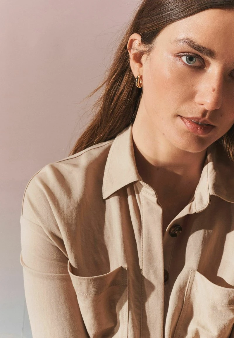 Next LONG SLEEVES UTILITY BOILER STANDARD - Jumpsuit - Neutral Brown 3 Next LONG SLEEVES UTILITY BOILER STANDARD - Jumpsuit - Neutral Brown – Bild 3