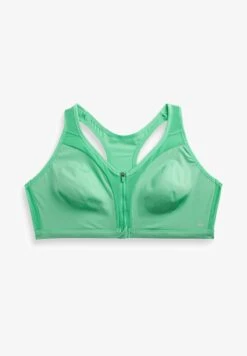 Next HIGH IMPACT ZIP FRONT - Bustier - Green -Next 9723526cda1c4d54be1e2748f27cf3d8