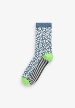 Next 4 PACK - Socken - Blue Green -Next 98412749978e4bdc81f871594cd8ba45