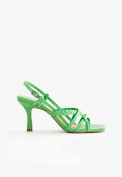 Next SIGNATURE FOREVER COMFORT® PLAIT - High Heel Sandalette - Green