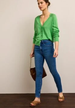 Next BUTTON UP STANDARD - Strickjacke - Bright Green -Next 99936e7cf57d49149b4d81cb7c6c7636