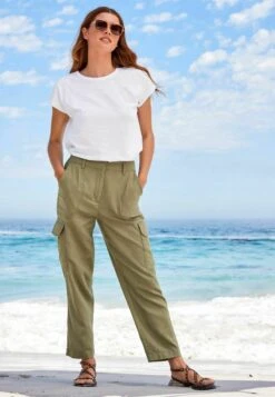 Next BLEND TAPER - Cargohose - Khaki Green -Next 99a2017f13da48d89a32a8d9c96ca265 1