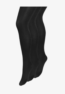 Next THREE PACK - Overkneestrümpfe - Black