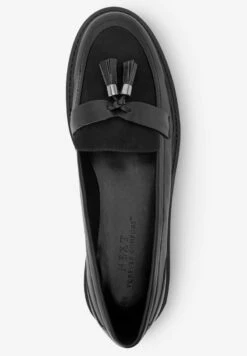 Next FOREVER COMFORT TASSEL DETAIL CLEATED - Slipper - Black -Next 9c89652d1d6b4452b2cdc3c190e5a2e7