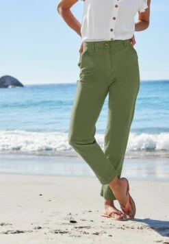 Next CASUAL PETITE - Chino - Khaki Green