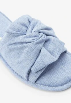 Next BOW STANDARD - Pantolette Flach - Blue -Next 9cd54e9f855c4b0c848ebde24b4046c2