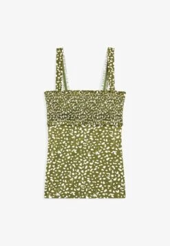 Next SHIRRED - Bikini-Top - Black White -Next 9cfe74019a334a7aa554ae7d71fe860d