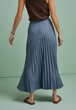 Next TAILORED STANDARD - Faltenrock - Navy Blue -Next 9e6f6a3df3fe42edbae423d12b1f17f7