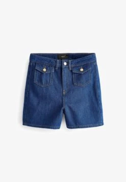 Next PATCH POCKET DETAIL STANDARD - Jeans Shorts - Bright Blue -Next 9e84d108478a443ea45282652b405c98