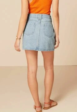 Next CARGO STANDARD - Jeansrock - Mid Blue Denim -Next 9f32a60cc26d467a83aeb6eace62ece6