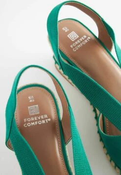 Next FOREVER COMFORT ELASTIC CLOSED TOE - Keilpumps - Green -Next a05b996d9e214460848029c4b97ef951