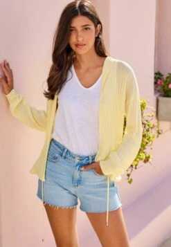 Next TIE WAIST STANDARD - Strickjacke - Yellow -Next a2ba49f29d2649ed897fbf5c72583871 1