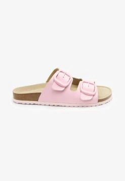 Next DOUBLE STRAP - Pantolette Flach - Pink