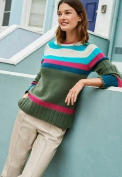 Next CREW NECK - Strickpullover - Green