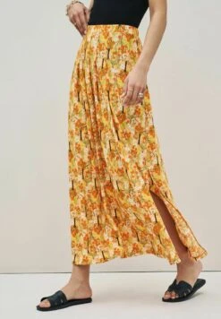 Next PLEAT FRONT DETAIL - Faltenrock - Orange Ditsy -Next a3220c160a9d4555a9c4f6073074e262 1