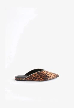 Next Pantolette Flach - Animal Print