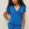Next D-RING LAYER V-NECK STANDARD - T-Shirt Print - Cobalt Blue