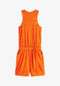 Next TOWEL PRINT - Jumpsuit - Orange -Next aba6d9335ec84dfcb7bfb177cca3eaac