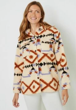 Next HEAVYWEIGHT BORG STANDARD - Fleecejacke - Cream