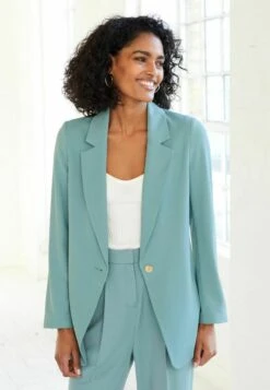 Next TWILL SINGLE BREASTED - Kurzmantel - Blue