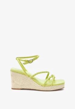 Next FOREVER COMFORT ROPE STANDARD - Keilsandalette - Lime Green -Next b1c765de93de442f90498317115a4e13 1