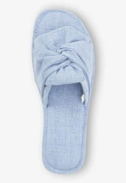 Next BOW STANDARD - Pantolette Flach - Blue -Next b3bdd4c1ba7e4814b4e70e6b9c8ace69