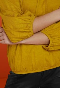 Next LONG SLEEVE SCOOP NECK STANDARD - Bluse - Ochre Yellow -Next b4ac0f33dd3546ffade3c58609bb0057