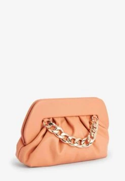Next CHAIN DETAIL STANDARD - Clutch - Coral Pink -Next b508d17a4a4c4695a07575a20f8e1776