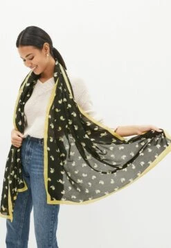 Next LEMON PRINT LIGHTWEIGHT STANDARD - Schal - Navy