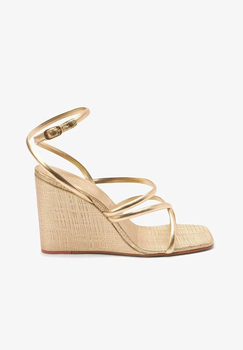 Next SIGNATURE SQUARE TOE - High Heel Sandalette - Gold 5 Next SIGNATURE SQUARE TOE - High Heel Sandalette - Gold – Bild 5