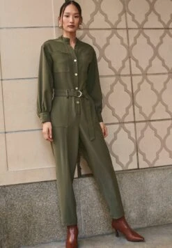 Next STYLE BELTED STANDARD - Jumpsuit - Khaki Green -Next b67ef5d0045f453e9b3446e18175ea0b 1