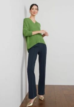 Next COSY V-NECK LONG SLEEVE STANDARD - Strickpullover - Green -Next ba470256e0494fbab3e427c5ffd6d676