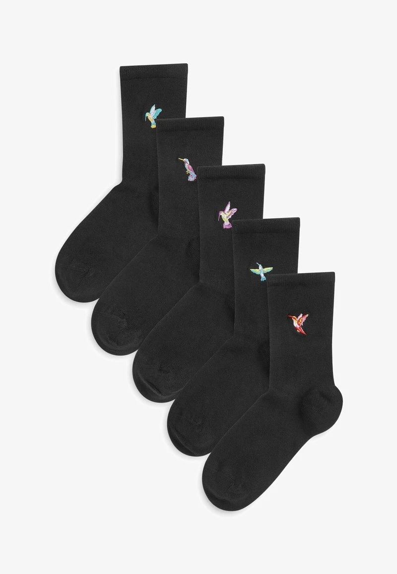 Next EMBROIDERED MOTIF 5 PACK STANDARD - Socken - Black Hummingbird 1 Next EMBROIDERED MOTIF 5 PACK STANDARD - Socken - Black Hummingbird
