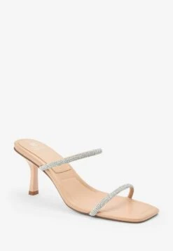 Next FOREVER COMFORT DOUBLE BAND STANDARD - Pantolette Hoch - Nude Cream -Next bad05d0f327547939b3b1b9d94a9638d