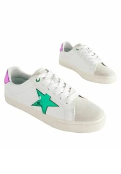 Next FOREVER COMFORT DOUBLE STAR - Sneaker Low - White/purple -Next bb2722b6da384815a31ab3ead2a455f9