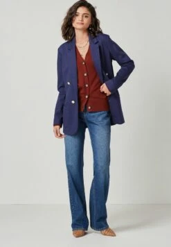 Next PONTE STANDARD - Kurzmantel - Blue -Next bb6ff07abf784c05b566d05ba762ab9e 1