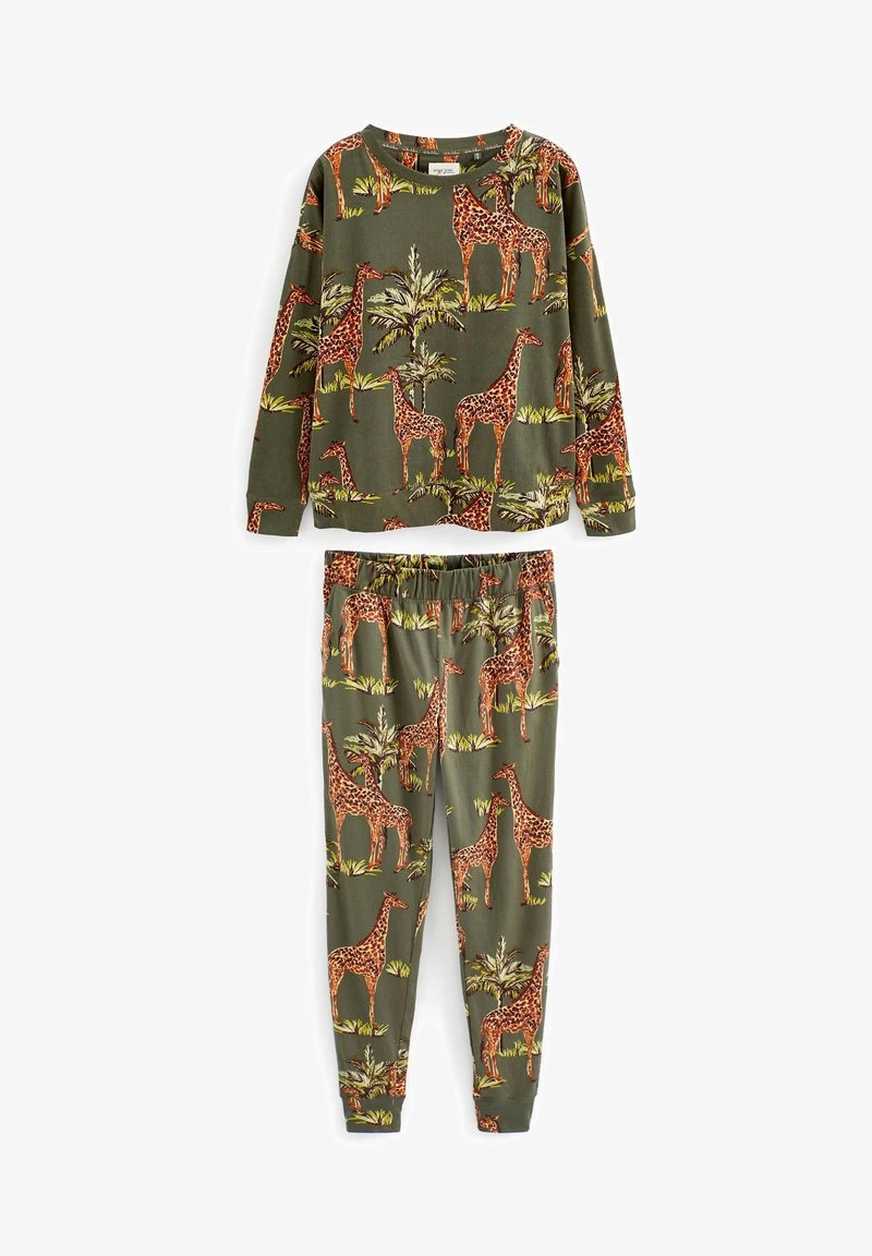 Next LONG SLEEVE SET - Nachtwäsche Set - Khaki Green Giraffe 4 Next LONG SLEEVE SET - Nachtwäsche Set - Khaki Green Giraffe – Bild 4