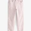 Next CROPPED - Jeans Straight Leg - Pink Stripe