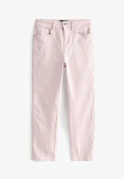 Next CROPPED - Jeans Straight Leg - Pink Stripe