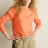 Next BRODERIE SLEEVE - Sweatshirt - Orange